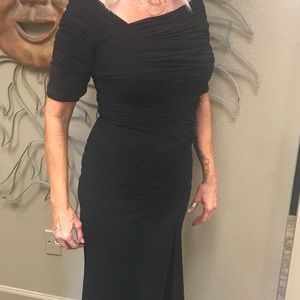 Tadashi long evening dress